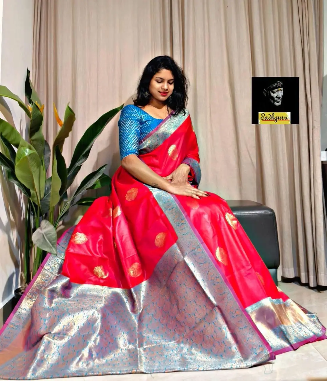 Women's Ethnic Premium Kanjivaram Soft Silk Saree, Copper Zari Woven Jaal, Woven Women's Clothes for Affordable Fashion, Festive, Jaal Weaving