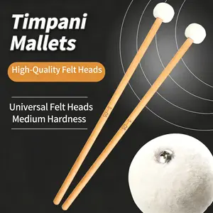 Tuning Mallet Pair, Lightweight & High Sensitivity, Non-Slip Handle, Stable Tone Output for Professional Musicians and Students