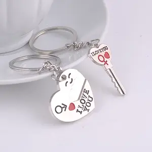 Trendy Heart Shaped Keychain for Boyfriend & Girlfriend, Cute Kawaii Car Key Decor, Birthday & Valentine’s Gift