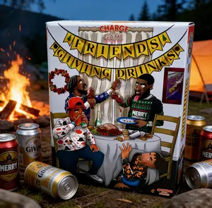 Charge It 2 The Game Drinking Cards – 90 Card Adult Party Drinking Game with Dares & Challenges for Friendsgiving & Holiday Parties