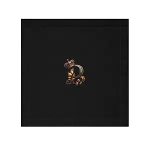 Monogrammed Face Towel, Letter P Bath Towel, Luxury Guest Towel, Name Gift, Elegant Home Decor, Wedding Gift Cotton Lightweight Black