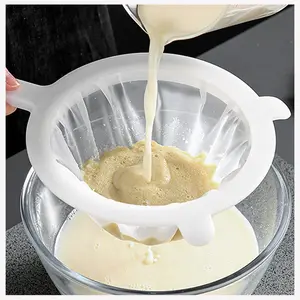 Kitchen Colander, Plastic Juice Extractor Strainer, Ultra-fine Cell Disruption Juice Filter Screen, Filtering and Separating Impurities Colander, Utensils, Fine Mesh Strainer