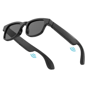 Smart Glasses with Microphone & Speaker, Unisex Sunglasses, Hands-Free Listening, Music Streaming, Indoor/outdoor Use, Wireless Audio Glasses