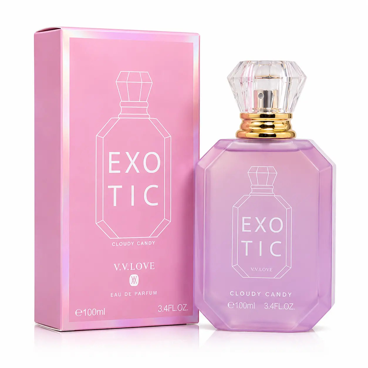 Cloudy Candy Eau de Parfum for Women 100ml / 3.4 Fl Oz – Sweet Candy-Inspired Fragrance Perfume Spray for Everyday Wear, Special Occasions & Gift Giving
