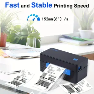 NEW-4x6 CLABEL CT428S High-Speed Thermal Label Printer - Prints Crystal-Clear Shipping Labels for Small Business Owners, E-commerce Businesses, and Online Sellers - Perfect for Efficient Package Shipping and Management
