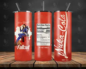 Fallout Nuka-Cola Tumbler. VAULT-TEC Nuka Cola - Lucy 33 20 Oz