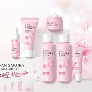 6-Piece Facial Care Set Includes Cleanser, Toner, Serum, Cream, Eye Cream, Moisturizer, Hydrating Skin Care Routine Skin Care Sets