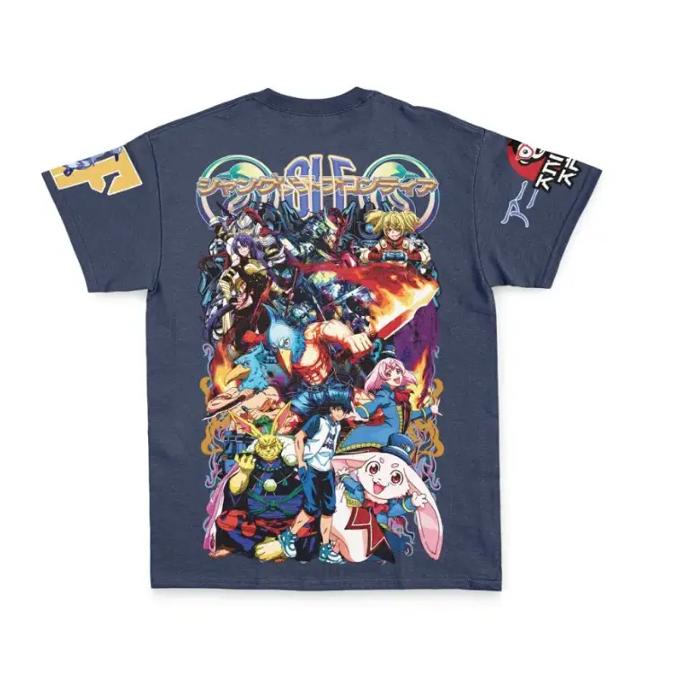shangri-la fontier streetwear T-shirt All-Over Print
