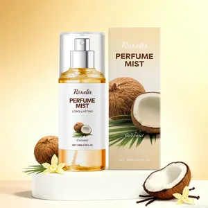 Vanilla Coconut Women's Perfume Spray, Coconut Scented, Rich Elegant Scent, Enhances Charm for Dates, Body Perfume Spray, Fragrance for Her