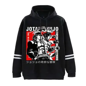 JoJo's Bizarre Adventure Printed Clothes Hooded Sweater Autumn and Winter Men's and Women's Long Sleeve Hoodie