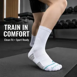 Zhanlin seamless running socks-anti-friction, sweat-wicking, seamless design, odor-resistant,Moisture Wicking,Snug Fit，Sweat-wicking gym socks to keep your feet dry