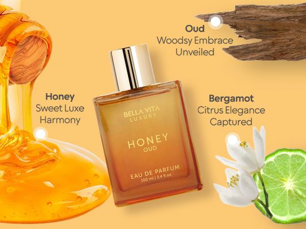 Gourmet Fusion by BellaVita Luxury | 4x100 ml Perfume Bundle | Vanilla, Pistachio, Mango & Honey Oud | Luxury Unisex Perfume for Men & Women | Long Lasting, Fruity, Floral, Sweet, Spicy & Woody Notes | Luxury, Vegan & Cruelty Free Eau De Parfum