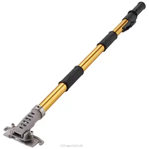VEVOR Drywall Flat Box Handle, 40''-64'', Anodized Aluminum Flat Finishing Extension Handle, 5-Section Length Adjustable, Non-slip Grip and 360 °   Painting for Plasterboard, Wallboard, SheetrockCCFemmeFable30