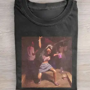 Funny Party Meme T-Shirt, Doll Girl Face Shirt, Retro Graphic Tee, Gift for Men Women, Unisex Crewneck Menswear and Womenswear 7N0