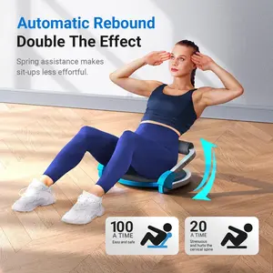 Sit-Up Exercise Equipment, Ab Crunch Machine Roll-up Machine, Abdominal Workout Machine for Home Gym, Core Ab Exercise System Trainer máquina  de  abdominales Foldable Ab Workout Machine Foldable Ab Workout Machine gym equipment supplier