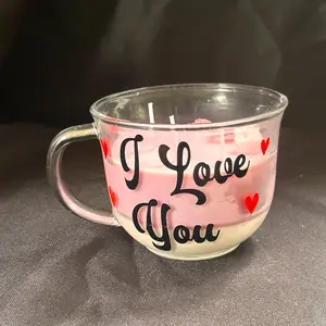 I Love You To Pieces Candle - Romantic Decor Ornament
