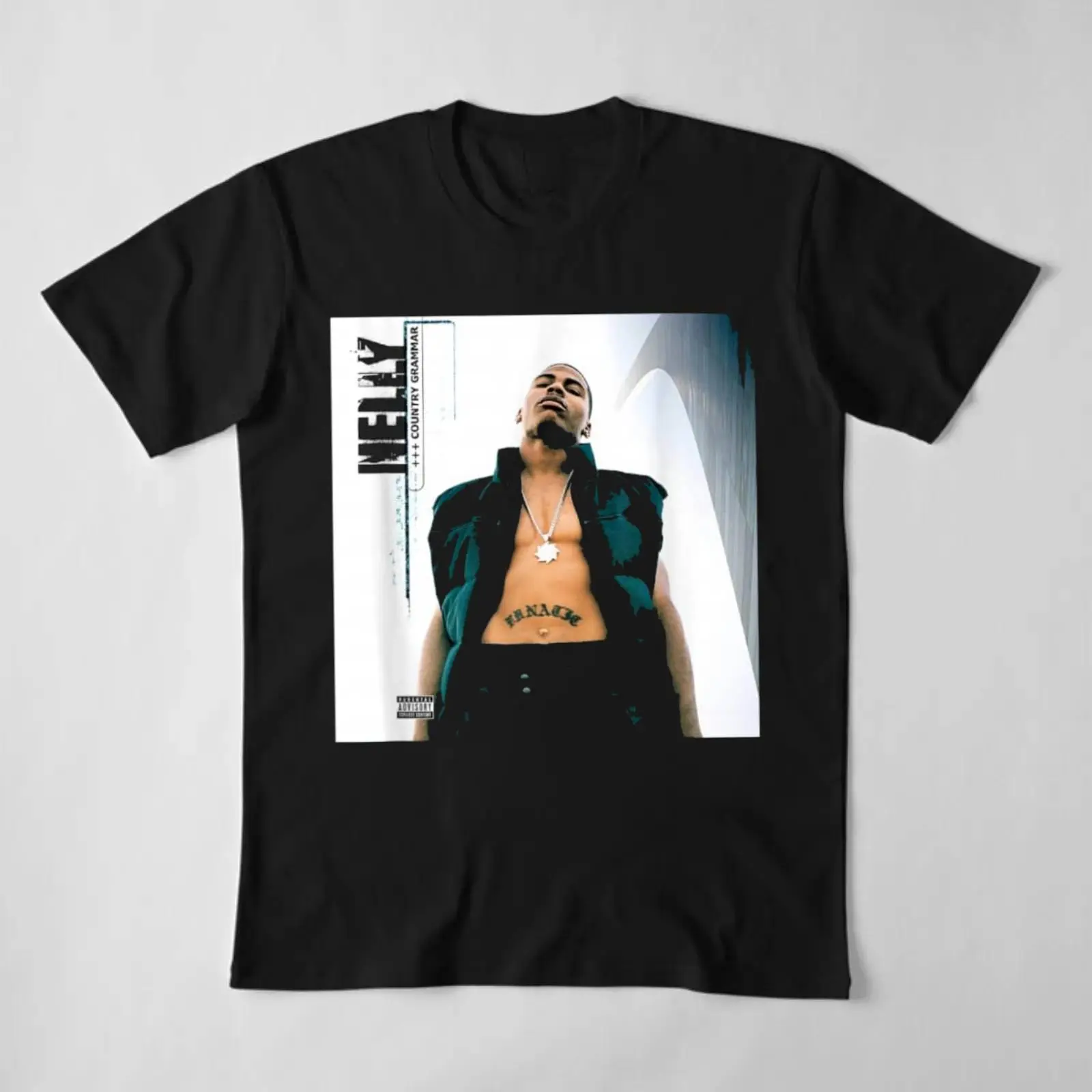 Nelly Country Grammar Album Cover Graphic T-Shirt – Classic Hip Hop Graphic Tee