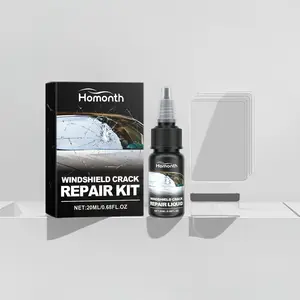 Windshield Crack Repair Kit Glass Chip Fix Liquid Fast Repair for Cracks Chips Restore Clear Vision for Windows Mirrors