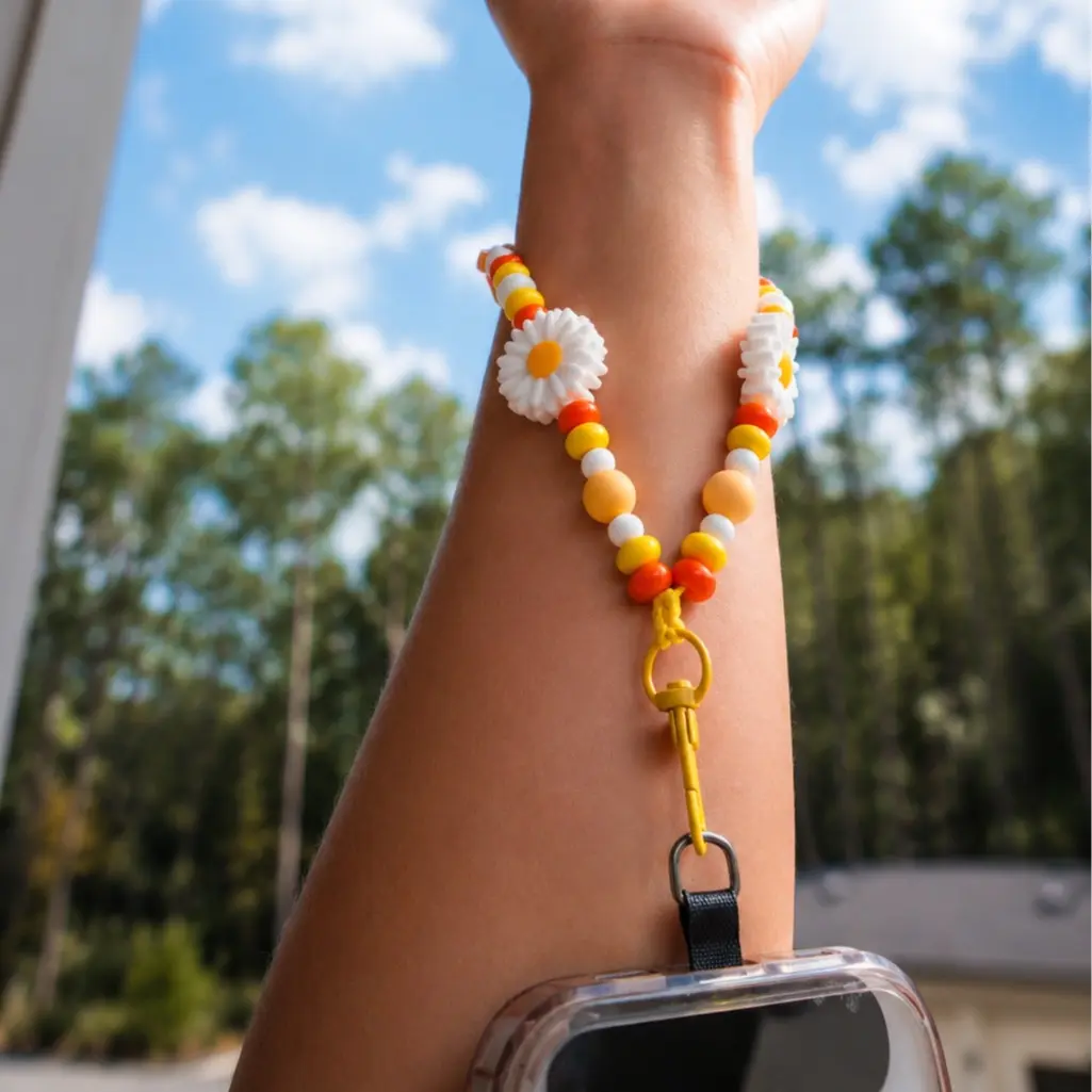 Sunny Daisy Phone Charm