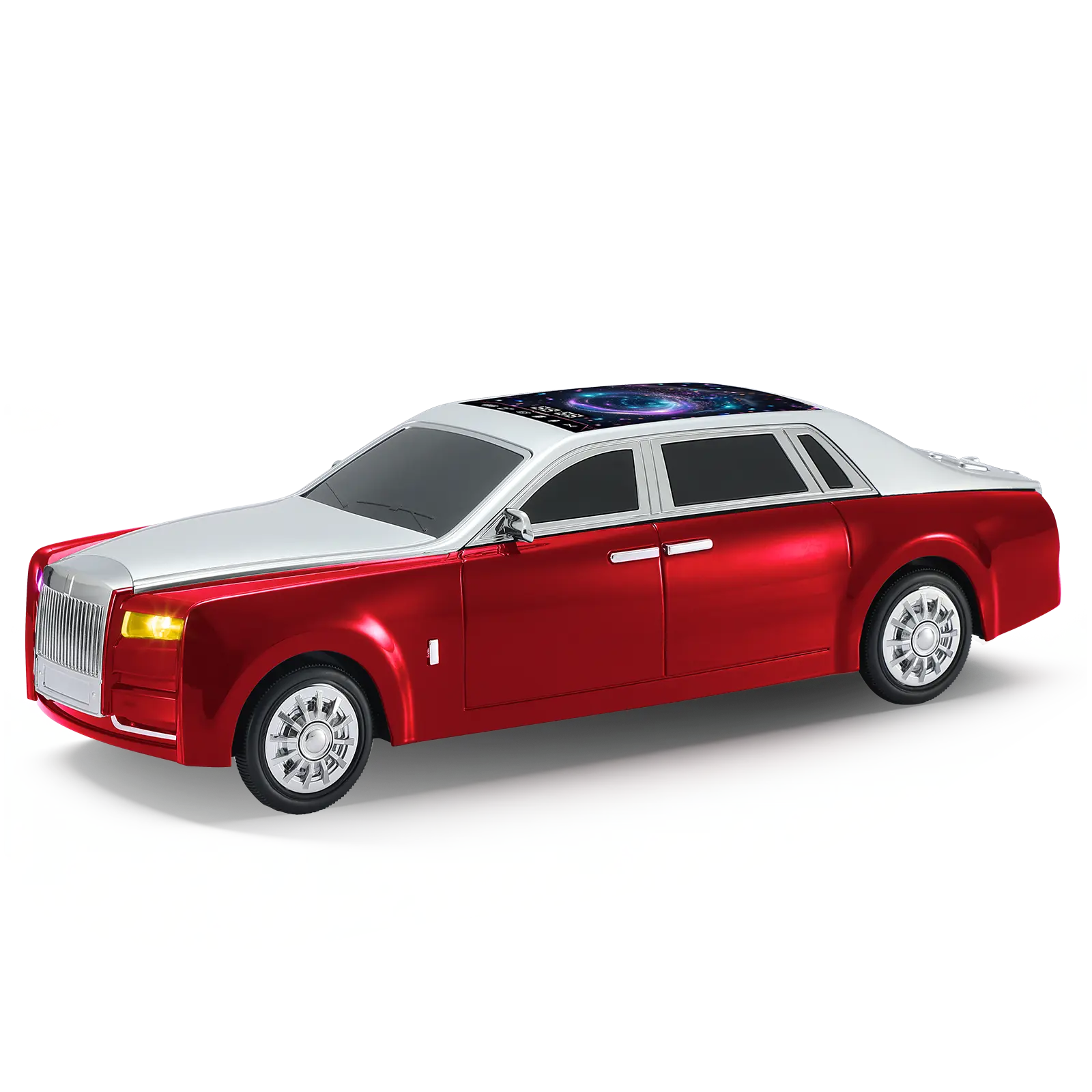 WSTER WS-610 Luxury Sedan Model Bluetooth Speaker Starry Display LED Lights TWS Stereo Sound FM Radio USB TF Card Playback Built In Mic Portable Wireless Audio Ideal Gift For Car Enthusiasts