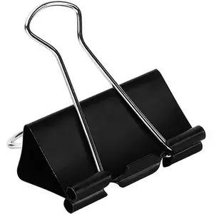 Extra Large Binder Clips (36 Pack), 2 Inches, Large Paper Clips for Office Supplies, Black