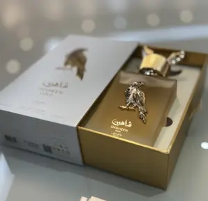 Lattafa Shaheen Gold for Unisex Regular Edition Aromatic Adventure with Citrusy & Floral Notes 3.4 Fl. Oz. Elegance Fragrance