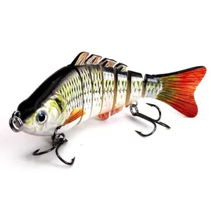 7-jointed Fishing Lure, Artificial Fishing Bait with Hook, Topwater Lure, Fishing Accessories for Outdoor Fishing, for Fishing Enthusiasts, Fishing Accessories