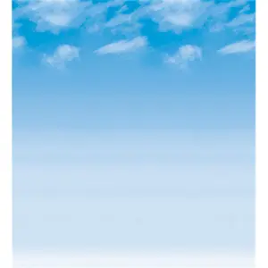 212 MAIN Fadeless Wispy Clouds Bulletin Paper Roll - 48x50in Acid-Free Paper, Fadeless Look, Ideal for DIY Scrapbooking, Stamping Projects
