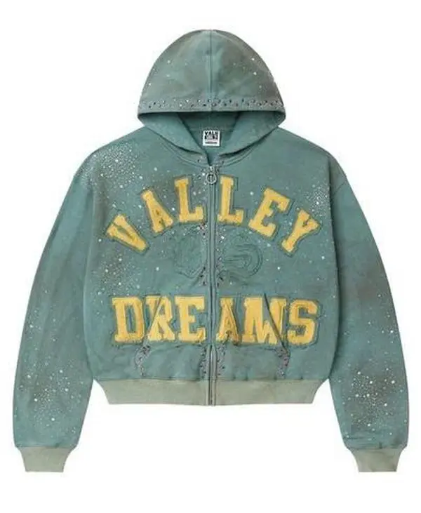 Vale Lives Bank Zip Up Hoodie - TikTok Shop