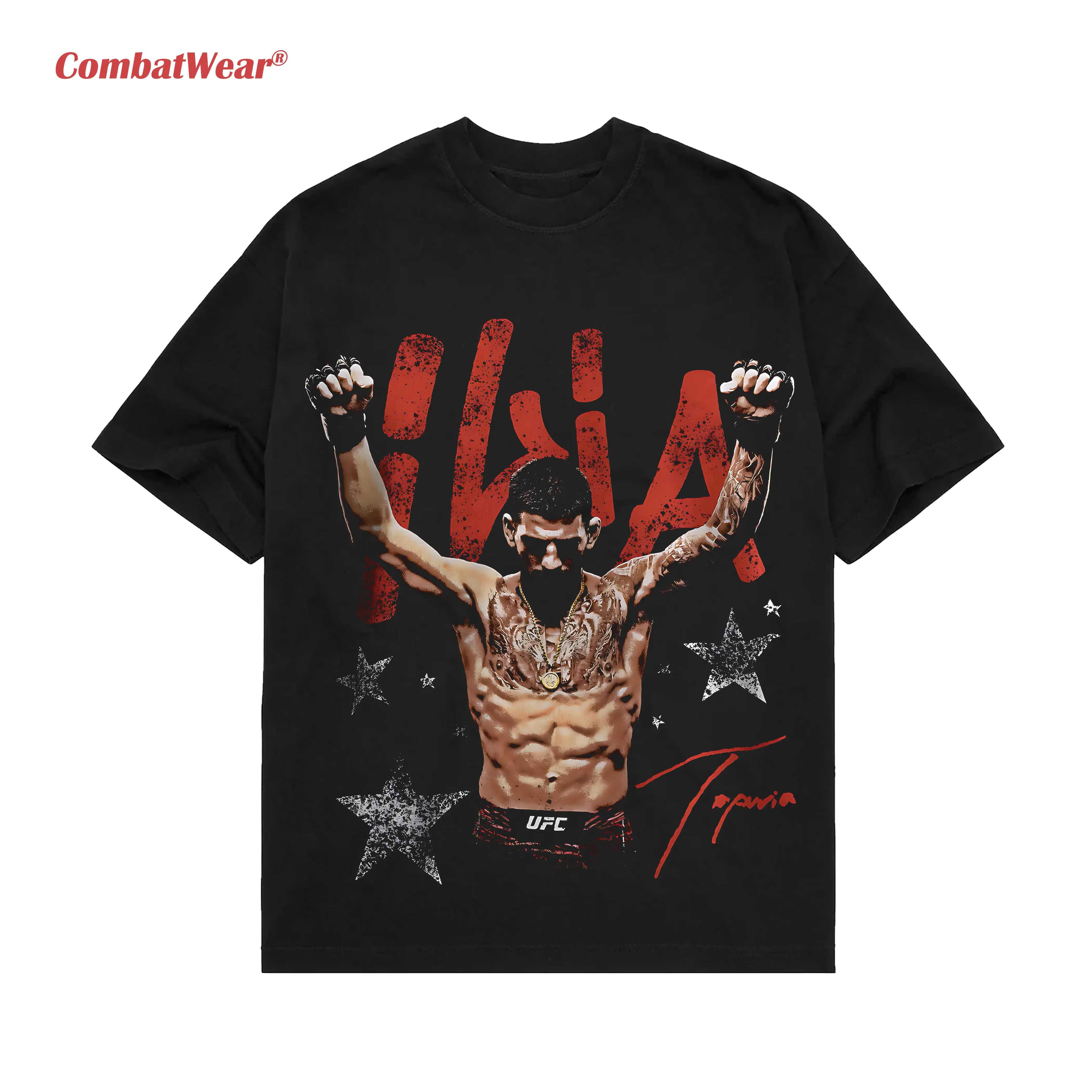 Ilia Topuria Tee, Boxing T-shirt, UFC Shirt, Fighter Tee, Graphic Boxing Champ T-Shirt