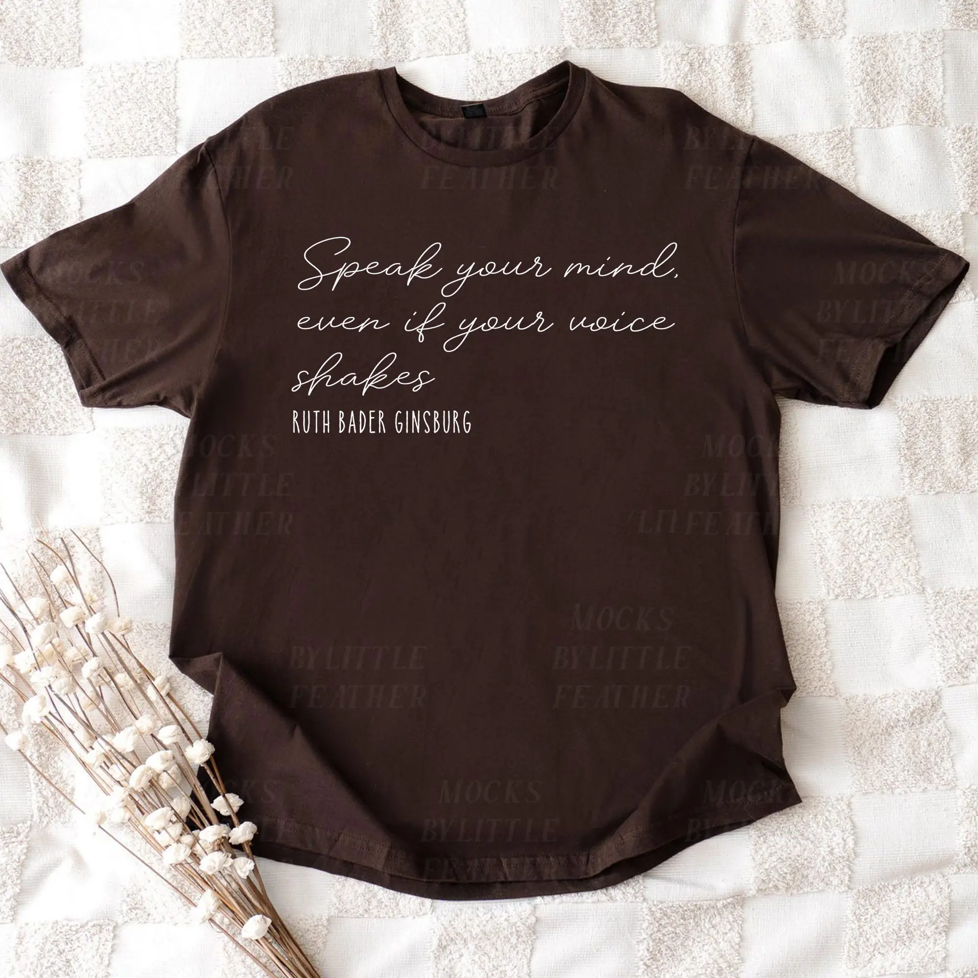 Speak Your Mind, Even If Your Voice Shakes Shirt, Ruth Bader Ginsburg Shirt, Woman Right Shirt, Supreme Court Shirt,Feminist Shirt