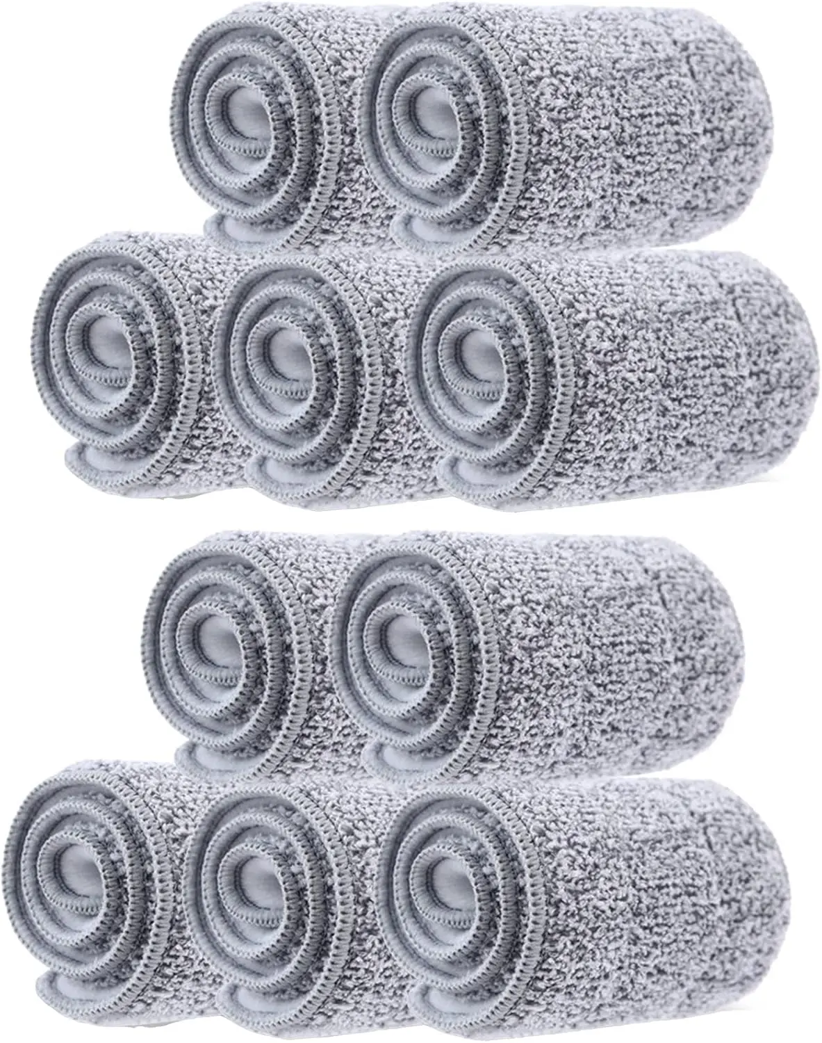 Generic Flat Mop Pad Refills – Reusable Wet/Dry Cleaning Pads Compatible with Most Flat Mops
