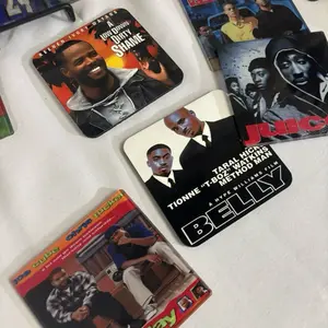 Custom coasters, hardboard