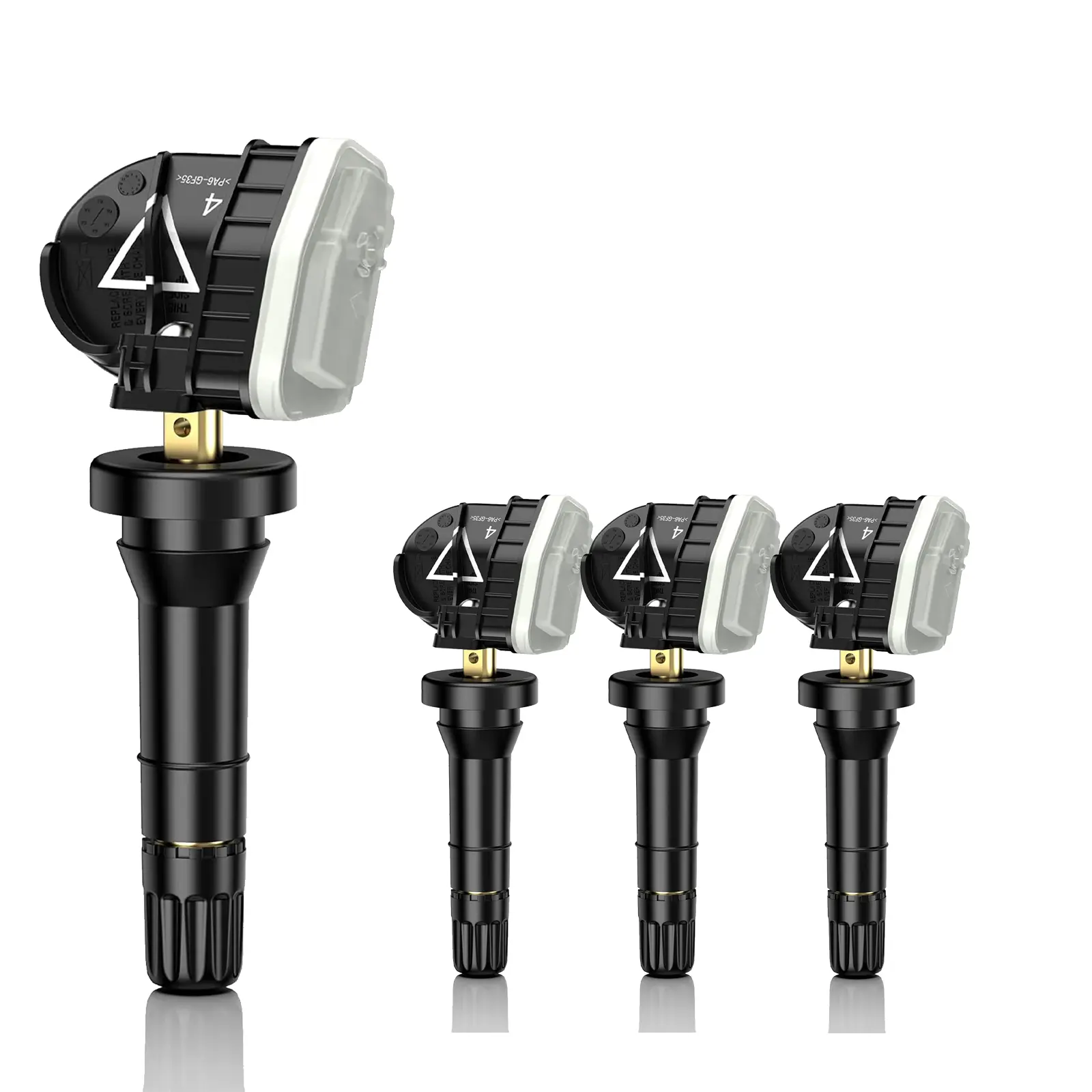 Pre-Programmed TPMS Sensor,433Mhz Tire Pressure Monitoring Sensor Compatible with -Chevrolet Silverado 19-22/Traverse 16-22/-GMC Sierra 19-22/Acadia 16-22/-BUICK Enclave18-22 Replace# 13598773(4-Pack)