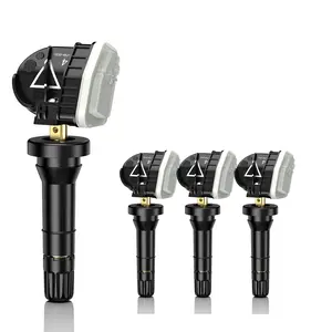 Pre-Programmed TPMS Sensor,433Mhz Tire Pressure Monitoring Sensor Compatible with -Chevrolet Silverado 19-22/Traverse 16-22/-GMC Sierra 19-22/Acadia 16-22/-BUICK Enclave18-22 Replace# 13598773(4-Pack)