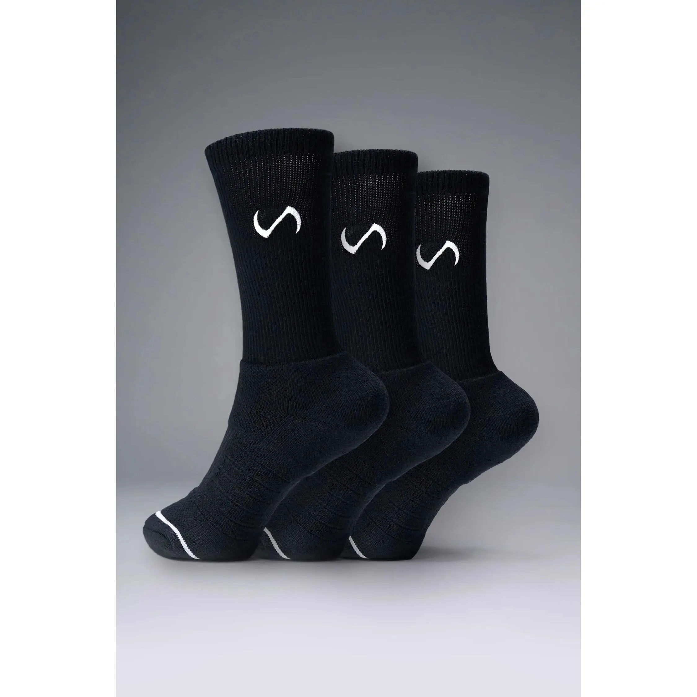 Unisex Performance Crew Socks 3 Pack