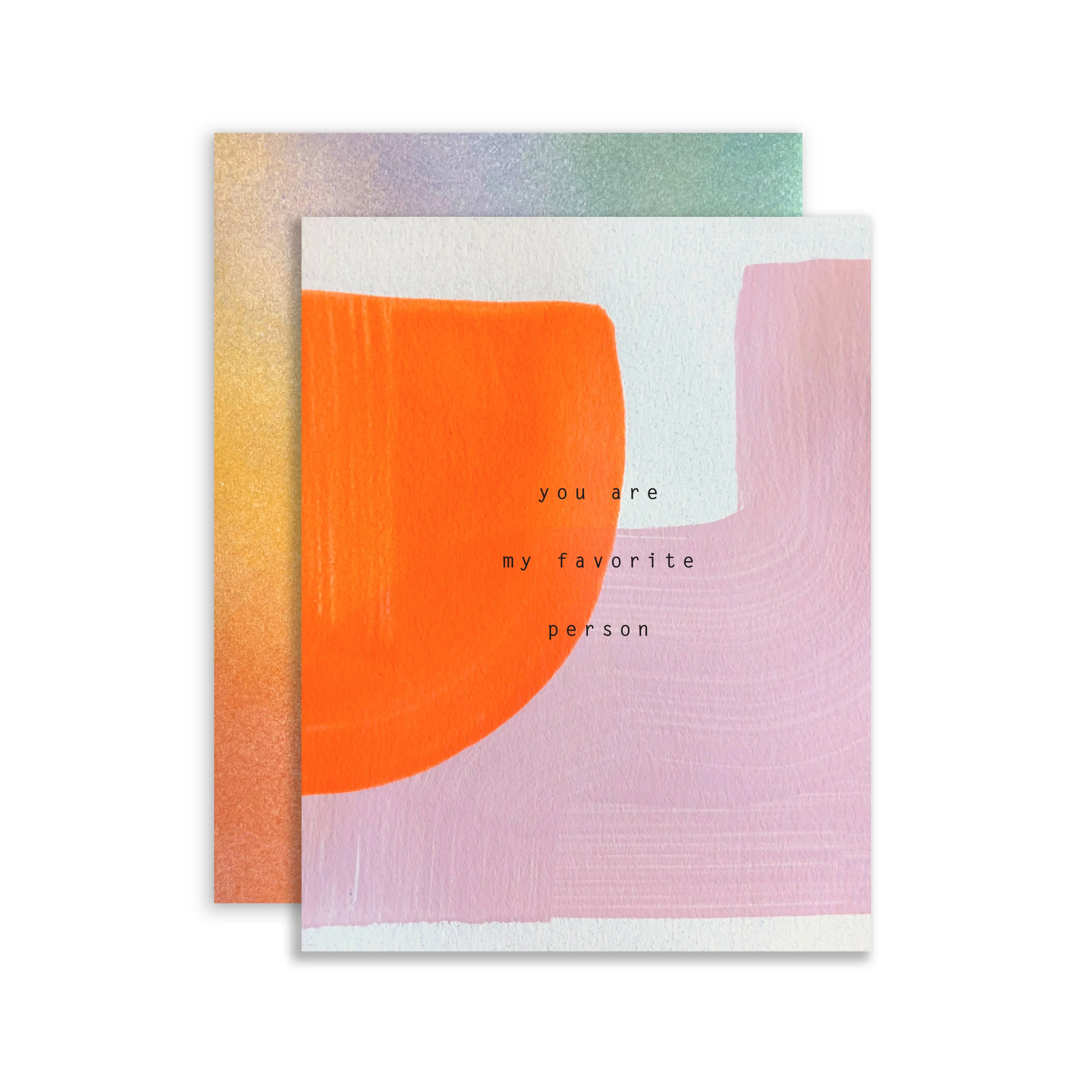 Favorite Person Card