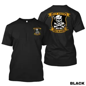New Navy Strike Fighter Squadron VFA-103 Jolly Rogers Fear the Bones T-shirt, Military Aviation Event, Unisex Menswear & Womenswear Tops Collection, Gift shirt