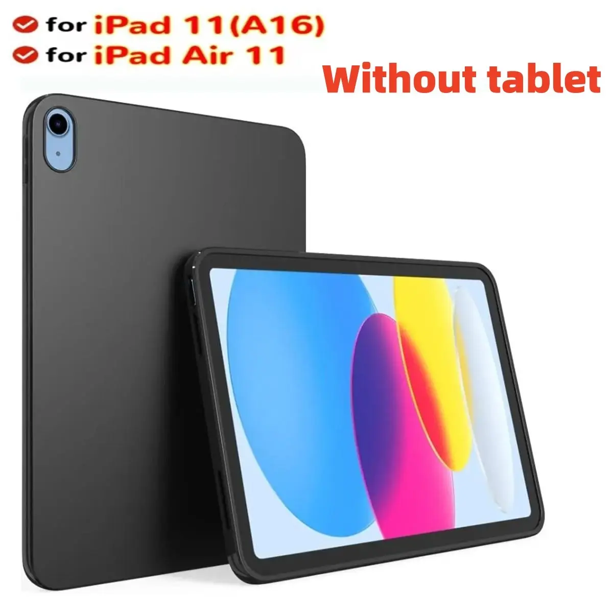 1pc Silicone Soft Shell, Full-Edge Protection Case with Honeycomb Texture, Compatible with iPad Air M3, iPad 10th Gen, iPad 11 A16, Tablet Protective Cover, iPad Accessories, Durable Tablet Casing