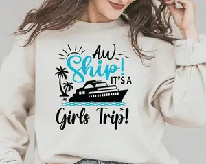 Aw Ship It's A Girls Trip Shirt, Cruise Girls Trip Shirt, Cruise Ship Shirt, Cruise Shirts Shirt, Girls Tirp Gifts, Summer Cruising, Files, Shirt, Shirt
