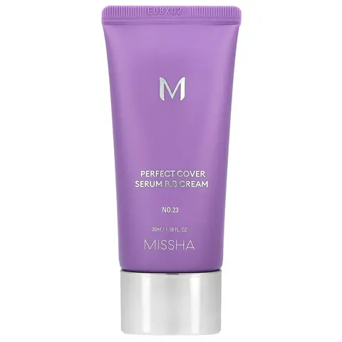 Missha Perfect Cover Serum B.B Cream, No. 23 Natural Beige, 1.18 fl oz (35 ml)