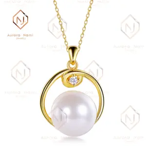 Gold Plated Freshwater Pearl Necklace