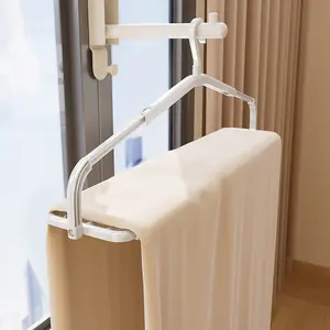 Folding Retractable Clothes Hanger - Non-Slip Home Organiser for Hanging Clothes, ABS Construction