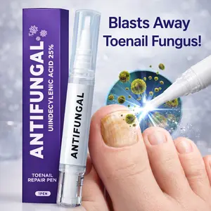 Antifungal Toenail Pen, Vitamin E & Essential Oils, Repair Brittle/Weak Nails, Easy Pen Applicator, Restore Healthy Glossy Nails