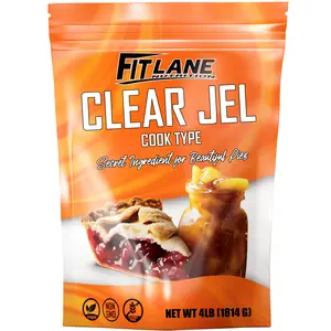 Clear Jel For Canning 4 lbs - Cook Type Corn Starch Powder - Thickener for Liquids, Cherry Pie Filling, and Fruit Pies - Non GMO Cooking Ingredient