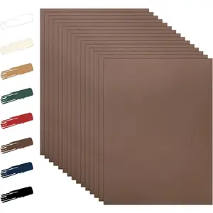 28 Sheets Coffee Color Cardstock 8.5 x 11 Scrapbooking Paper, 92lb Heavyweight Dark Brown Paper Card Stock for DIY Cards Making, Wedding Invitations, School, Memus, Greeting Cards
