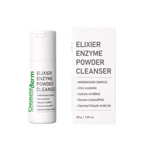 Beauté Derm Elixier Enzyme Powder Cleanser with Mindongsung Complex Citric Acid & Salicylic Acid 80g