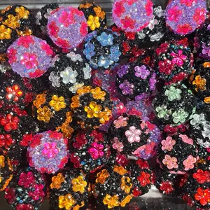 Sugar Flower Beads - Colorful Decorative Items as Shown in the Image