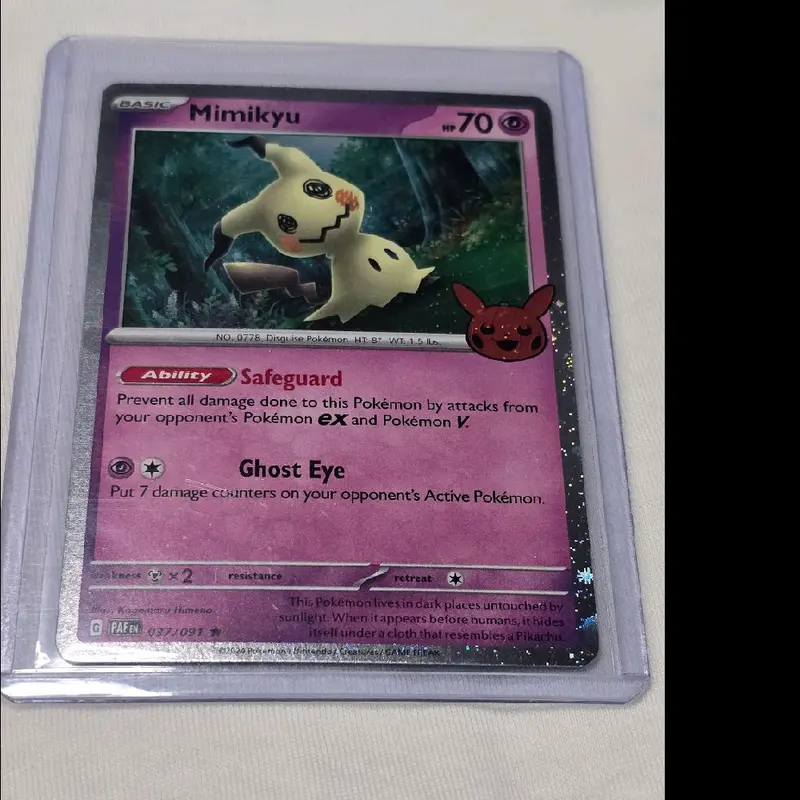 24k gold plated pokémon cards Pokemon Mimikyu V TG16/TG30 PSA 10 – Zapp! Comics main image 1