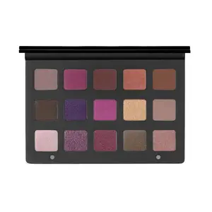 LILA Eyeshadow Palette - Metallic Cosmetics for Makeup Smooth Glitter Glam Berry Lavender with Chroma Crystal Textures & 3 Duo Chromes